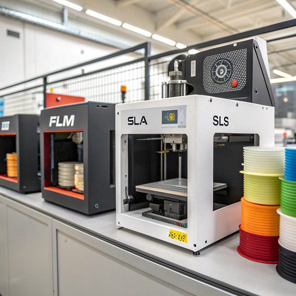 پرینت سه بعدی: FDM، SLA، SLS