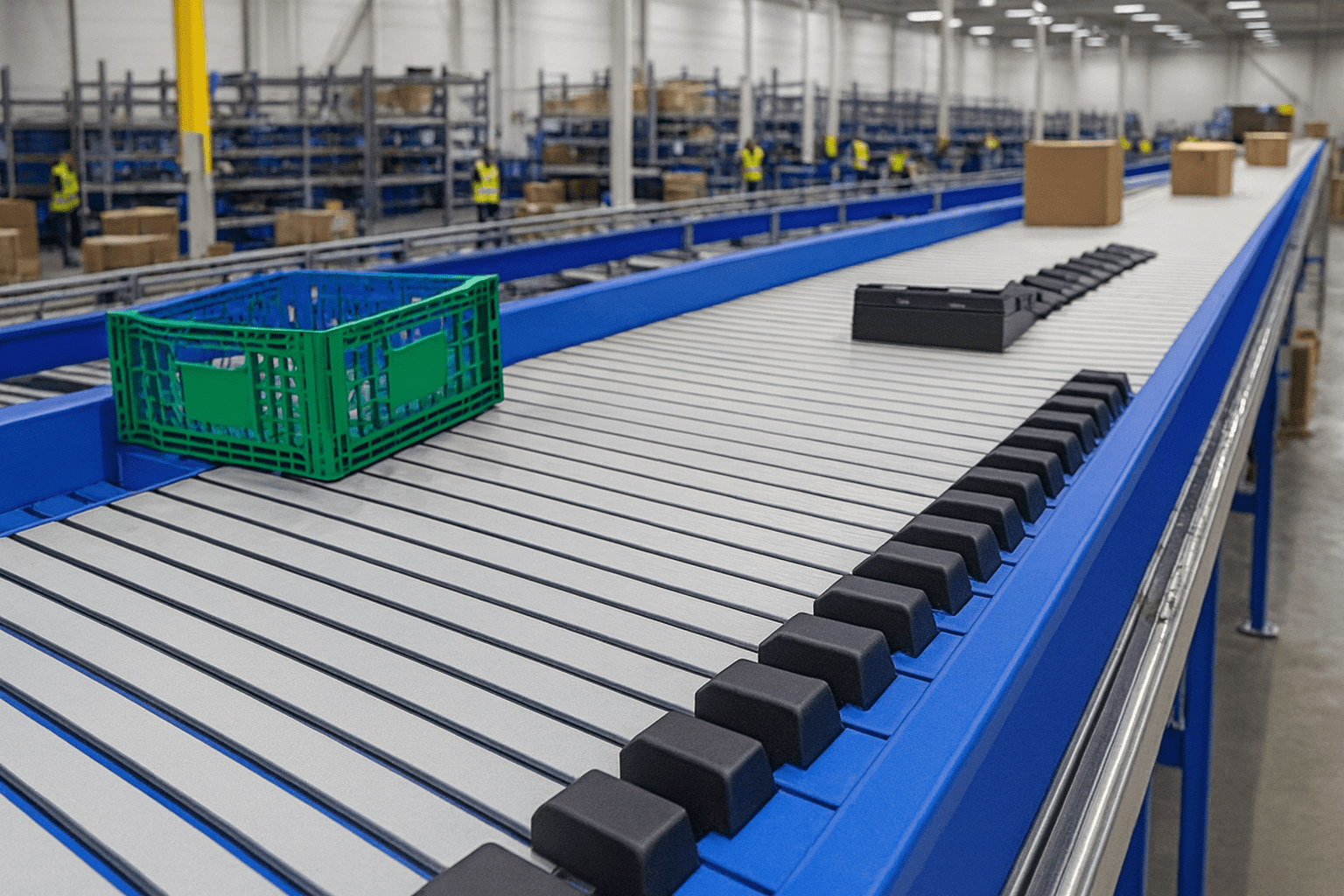 sliding shoe sorter