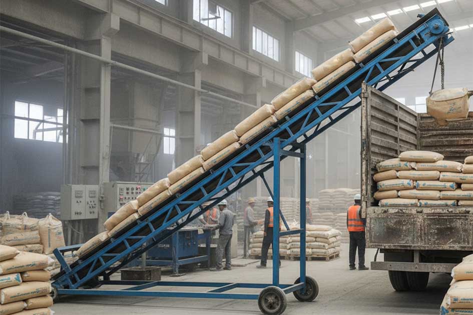 تسمه نقاله انتقال سیمان